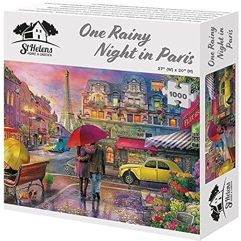 1000 Piece Jigsaw Puzzle - One Rainy Night in Paris Cover