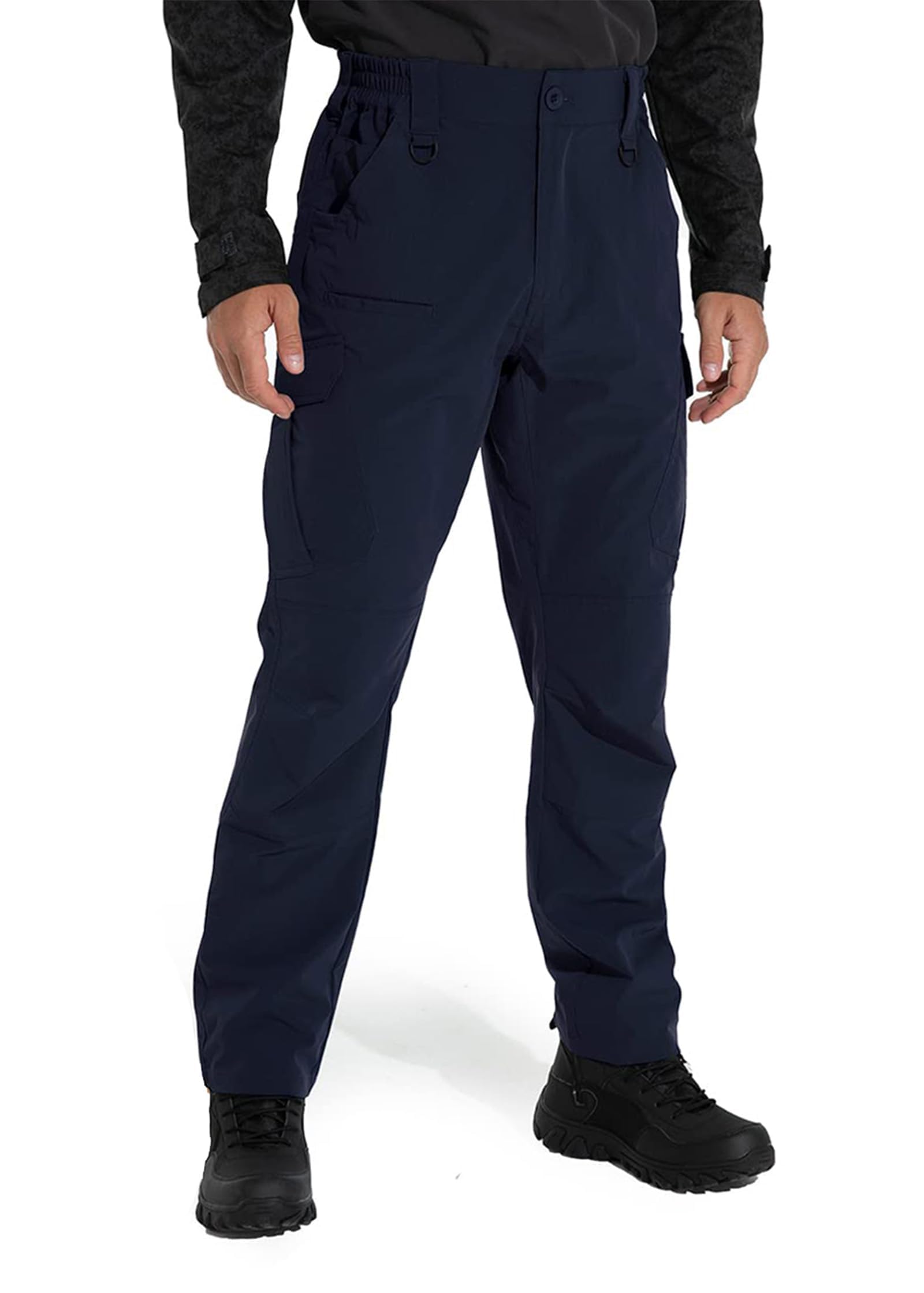 GymBrave Pantalon de randonnée Hommes Cargo Extensible léger Tactique avec 9 Poches Pantalon de Travail