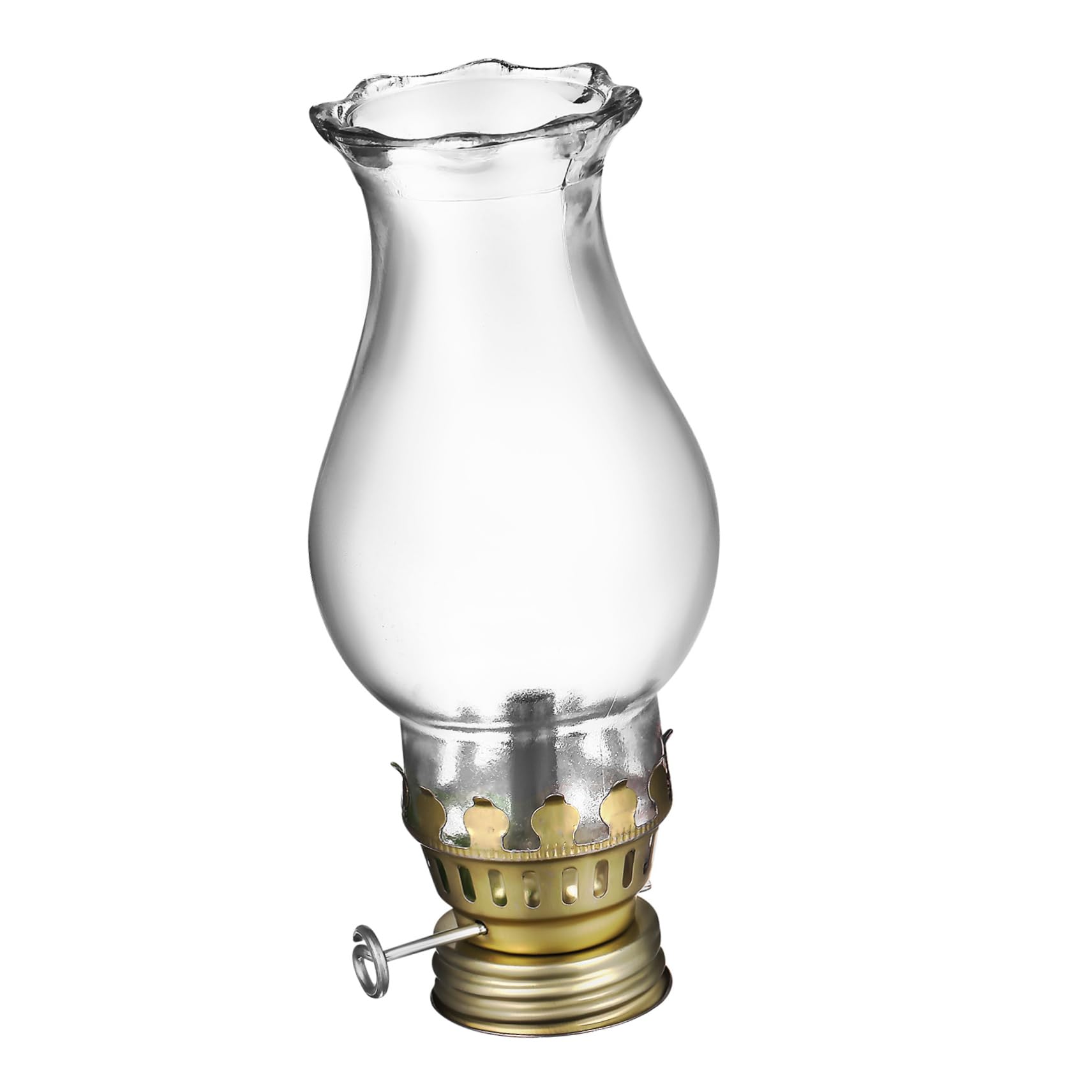 OUNONA Paralume In Vetro Trasparente Per Lampada A Petrolio Vintage - Ricambio Camino Antivento, Stile Semplice, Decorazione Casa Retrò - 2