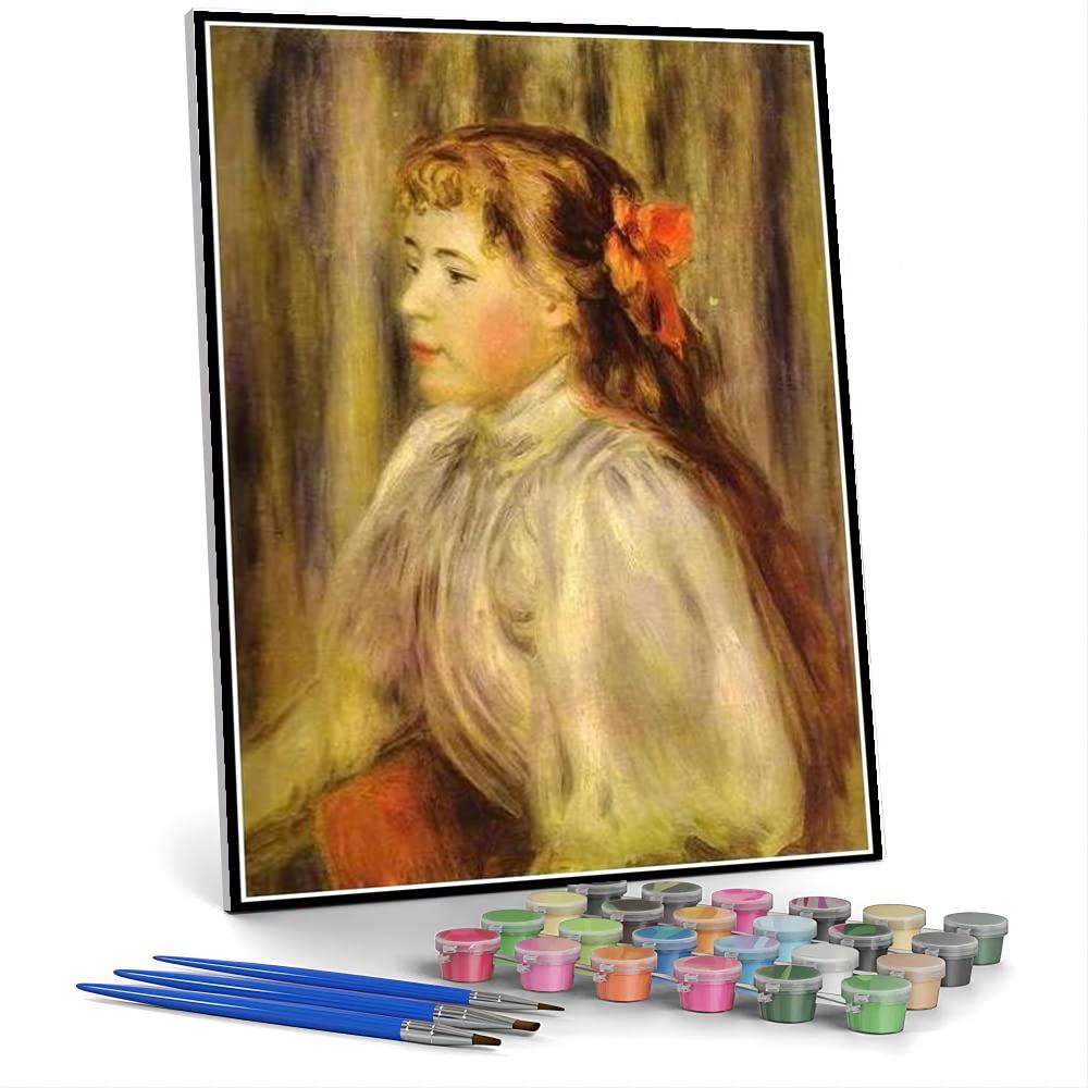 Amazon | 油絵数字キットによる絵画塗り絵大人手塗りオーギュスト