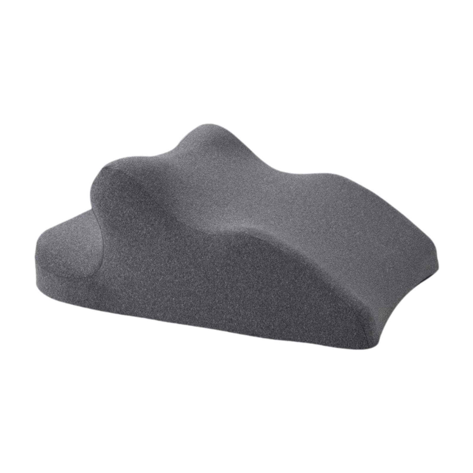 KESOTO Almohada con Diseño de Cuña para Mayor Relajación Y Comodidad, Gris Oscuro, tal como se describe