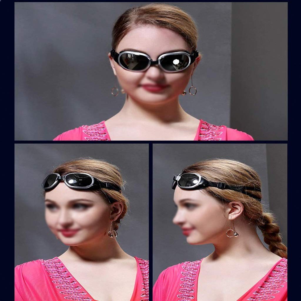 Occhialini da Nuoto, Occhiali antiappannamento Senza perdite per Uomini Adulti, Donne, Giovani, Adolescenti, occhialini da Nuoto (Rosso)