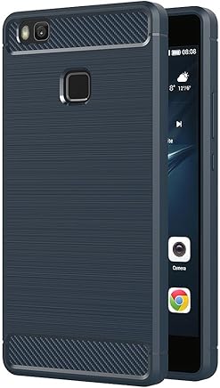 AICEK Funda Huawei P9 Lite, Azul Silicona Fundas para Huawei P9 Lite Carcasa P9 Lite Fibra de Carbono Funda Case (5,2 Pulgadas) AICEK Funda Huawei P9 Lite, Azul Silicona Fundas para Huawei P9 Lite Carcasa P9 Lite Fibra de Carbono Funda Case (5,2 Pulgadas)