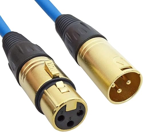 Rode XLR-Kabel professionelles Low Noise Mikrofonkabel 3-polig Blau