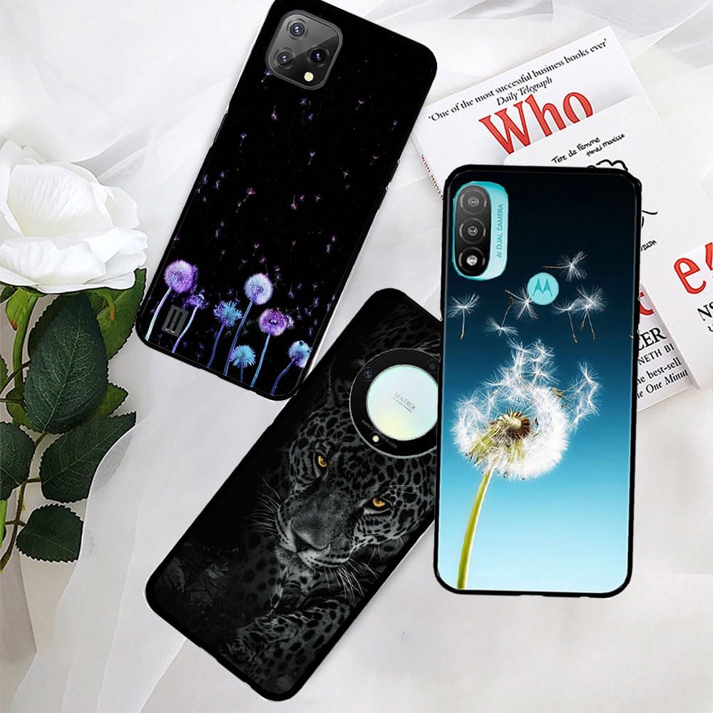 EuoDuo per Wiko View 4 / Wiko View 4 Lite Cover Silicone Nera Bello Disegni Modello Custodia Antiurto Sottile Morbido TPU Silicone Protettiva Copertura Case - Bianco Dente di leone EuoDuo per Wiko View 4 / Wiko View 4 Lite Cover Silicone Nera Bello Disegni Modello Custodia Antiurto Sottile Morbido TPU Silicone Protettiva Copertura Case - Bianco Dente di leone