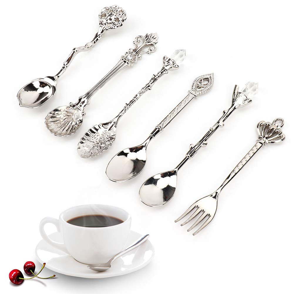 Amazon.co.jp: レトロスタイルスプーンカトラリー装飾セットシックな