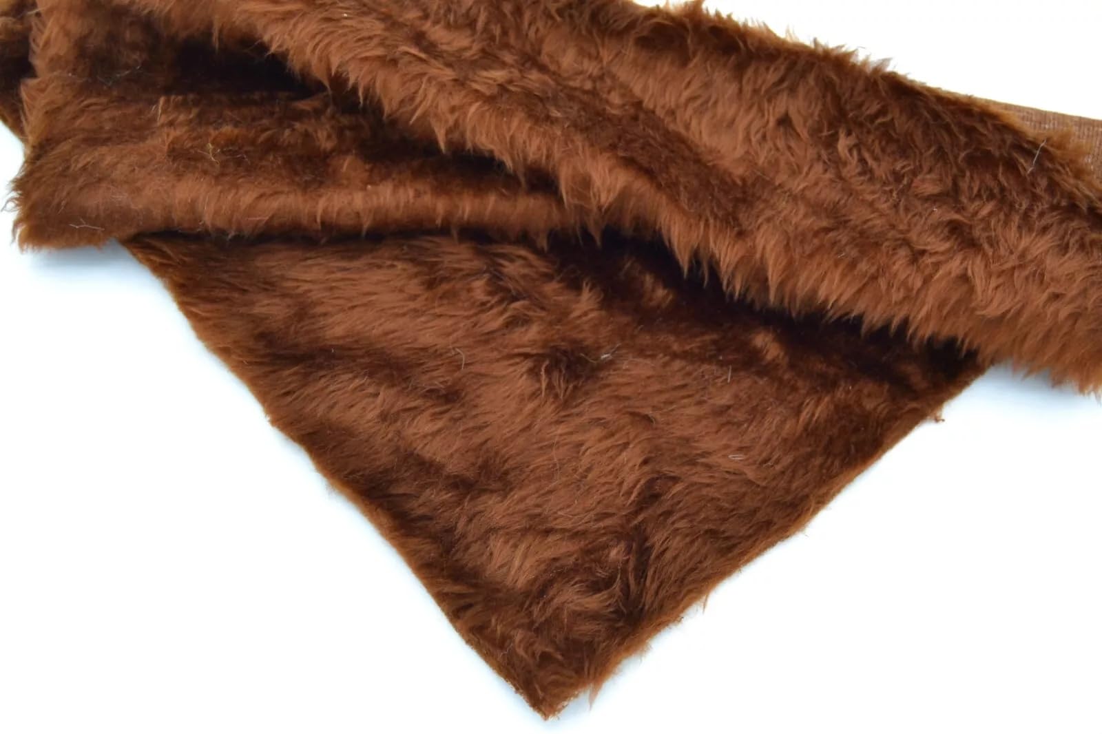 celloexpress Malt Brown Fun Fur - 15mm Pile Teddy Bear & Soft Toy Making Faux Animal Fabric (4m - 400cm x 150cm) — image 1