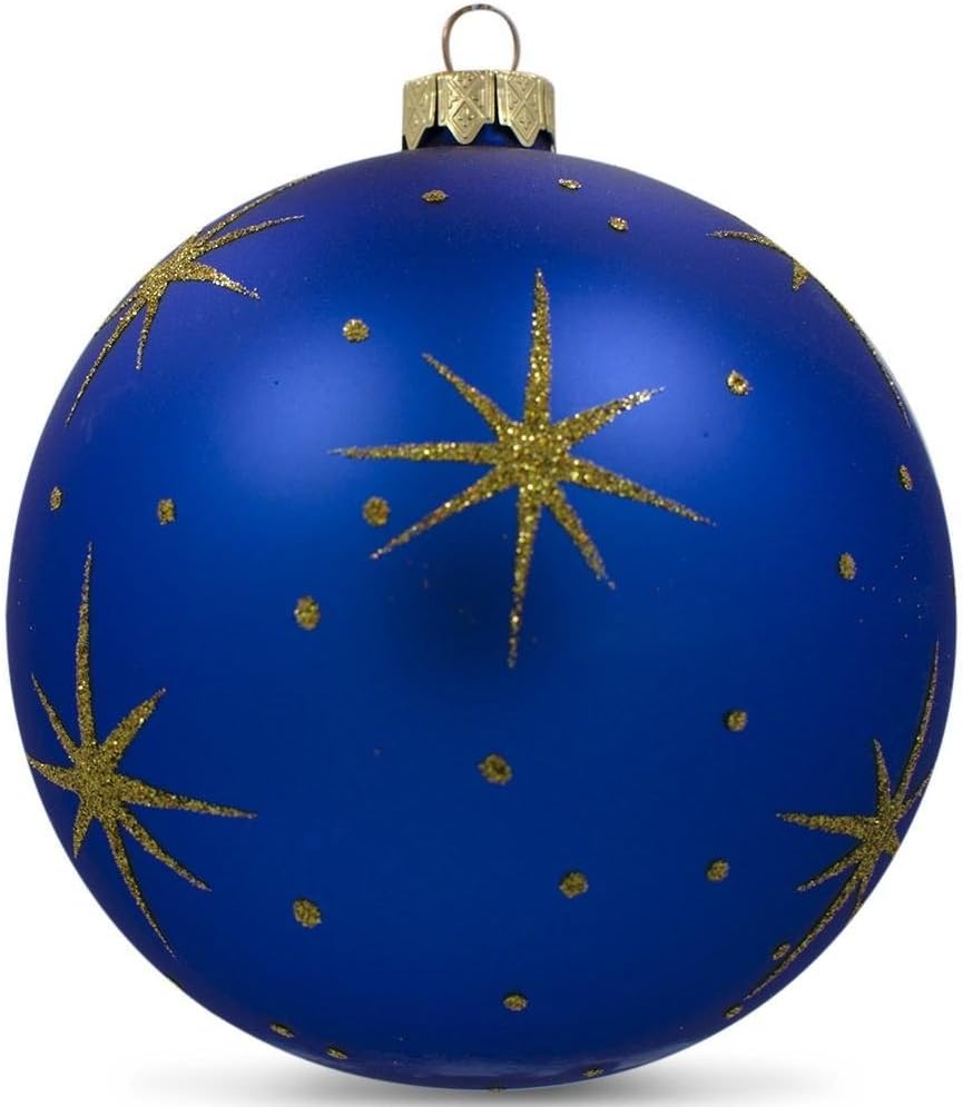 Sacred Holy Family Glass Ball Christmas Ornament 4 Inches - Image 5