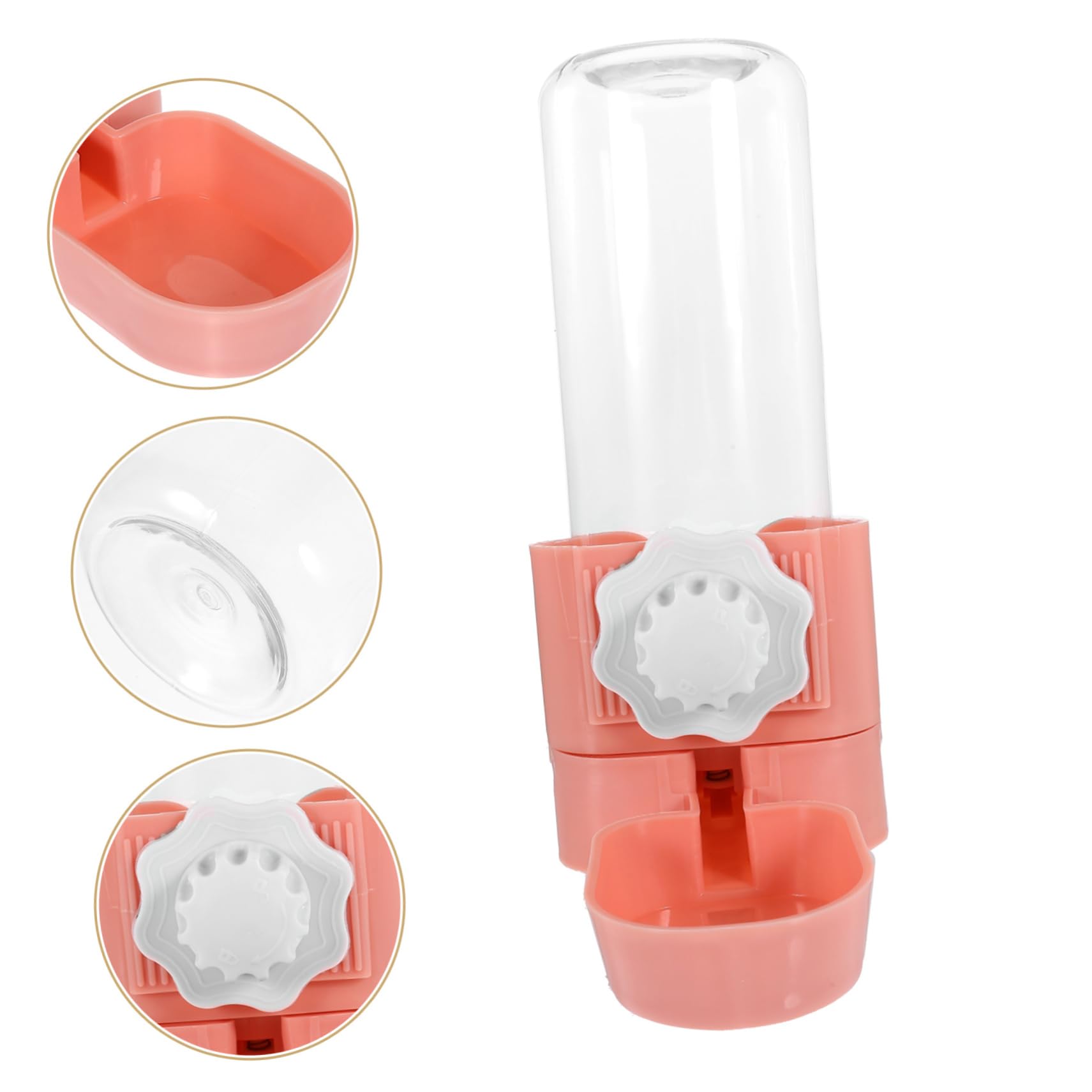INOOMP 3piezas Botella De Agua para Hámster y Conejos Dispensador Automático De Agua Accesorio Colgante para Mascotas Bebedero Limpio y Compacto para Hogar y