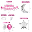 Party Propz Half Birthday Decoration For Baby Girl - 39 Pcs Half Birthday Decoration | Half Birthday Decorations For Baby Girl | Its My Half's Birthday Decorations | Happy halfs Birthday Banner 1/2 gallery image