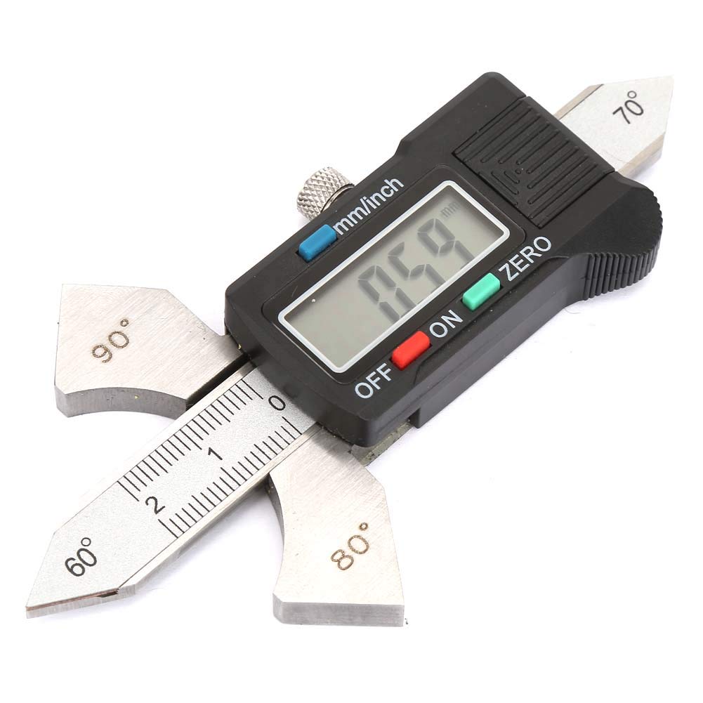 20mm Digitale Schweißlehre Schweißnahtprüfung mit Metrisch Zoll Messung und Aufbewahrungsbox für Naht Wulst Filet Inspektion