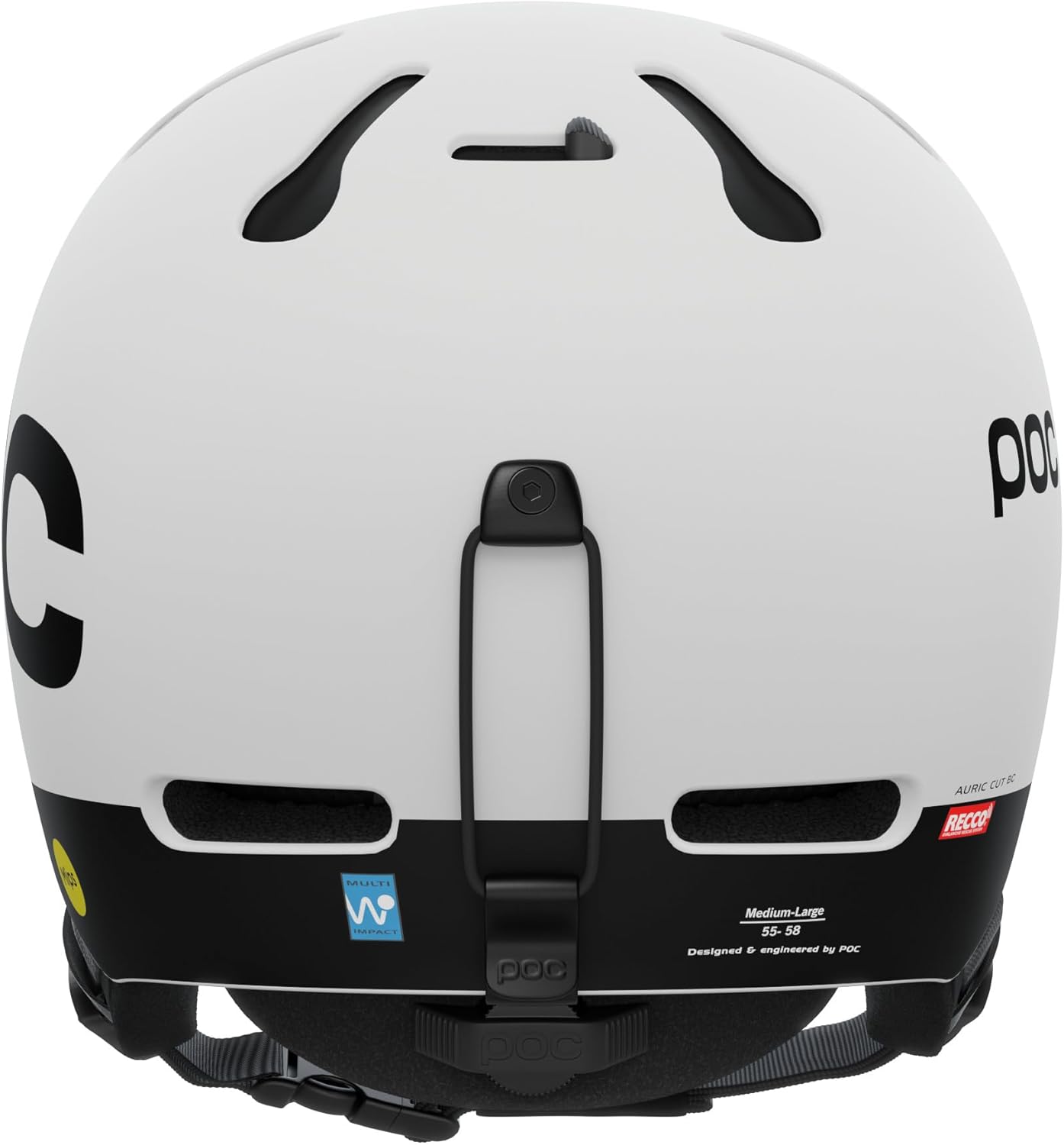POC Auric Cut BC MIPS Ski Helmet - A Versatile Helmet, Tuned for The Backcountry, Combines Multi-Impact Protection with MIPS for Enhanced rotational Impact Protection - Image 5