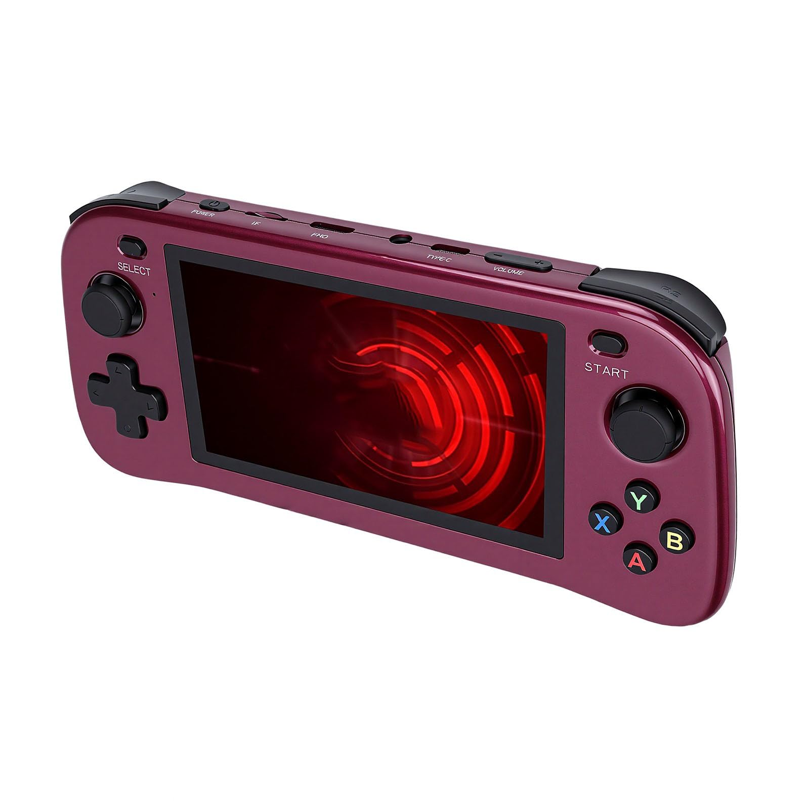 lyrlody Consola de Juegos Portátil Consola de Juegos Retro ABS con Doble Núcleo 1.2G 2GB DDR3 Pantalla de 4.5 Pulgadas 854x480 Batería de 3000 MAh para Viajes y Edades de 6 Años o Más