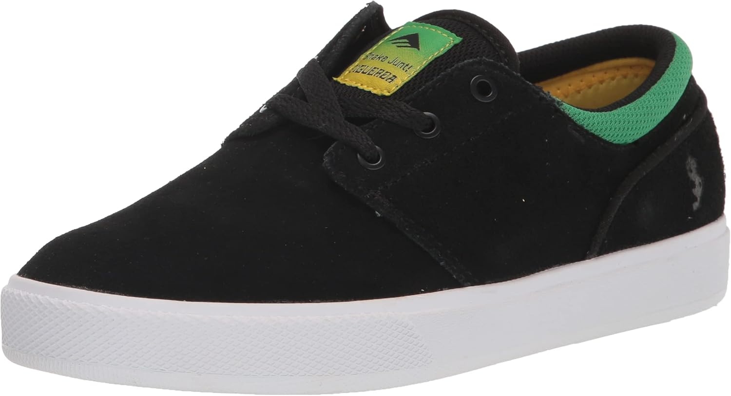 Emerica Men's Figgy G6 x Shake Junt Skate Shoe, Black, 14
