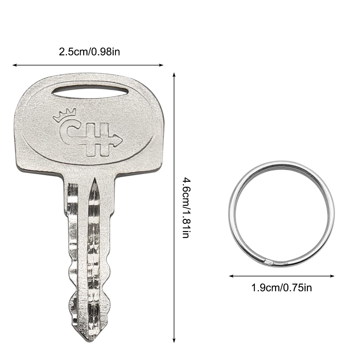 Llaves De Encendido 601 60266568 For Sany Mini Broderson Cr