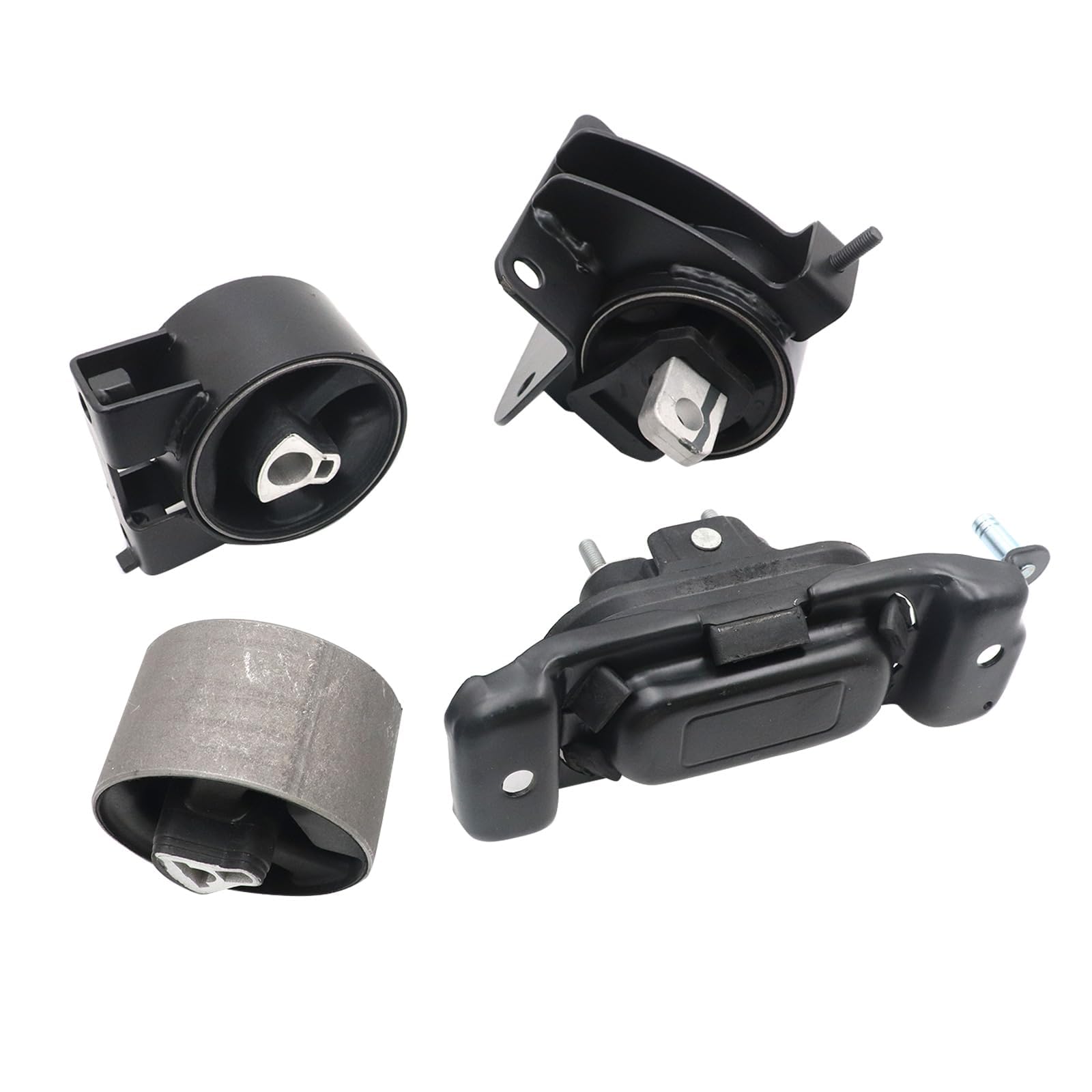 4x Motorlager Kompatibel mit Dodge Grand Caravan Kompatibel mit Chrysler Grand Voyager V RT 2.8 CRD 2008-2015 4880496AC 4880387AA 4880603AA Motorhalterungssatz Getriebelager