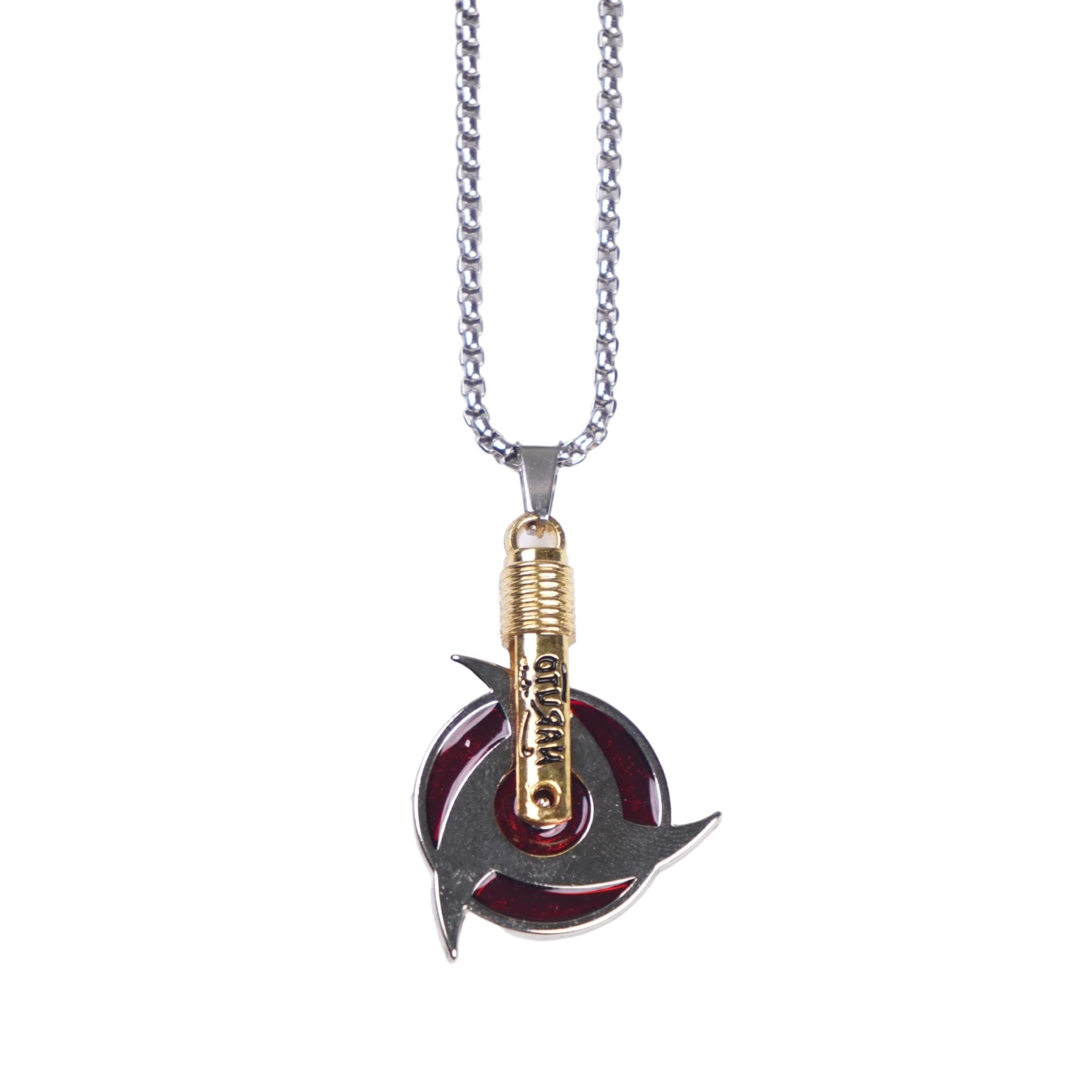 Offo Anime Itachi Mangekyou Sharingan Locket| Beautifully Strawhat Designed Pendant Necklace| Ideal gift For Boys Men and Women (B0C45YFGXF) Amazon Price History, Amazon Price Tracker