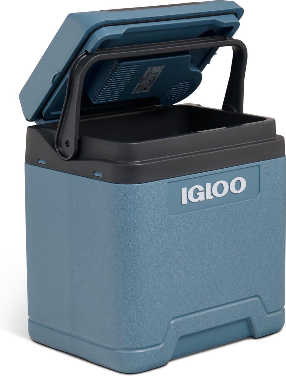 Igloo IE27 ACDC - Glacière Thermoélectrique 24L - 12V/230V - Jusqu’à 20 °C en dessous de la température ambiante - Réfrigérateur Portable pour Camping