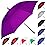 MRTLLOA Extra Large Purple Golf Umbrella, 54/62/68/72 Inch Automatic Open, Oversize Double Canopy Vented Windproof Waterproof Sports Stick Umbrellas for Rain(72 Inch Purple)