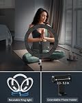 Overhead Phone Mount, 10" Ring Light with Stand and Phone Holder, Tripod for iPhone with Ring Light - Tall 70inches, Phone Light for Video Recording Filming Steaming Podcast - CRI>95
