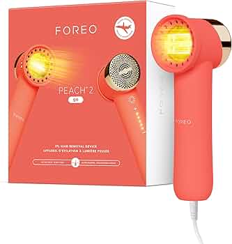 FOREO PEACH+2 美顔器（美品） Amazon.com: FOREO PEACH 2 go, epilatore luce pulsata - Depilatore