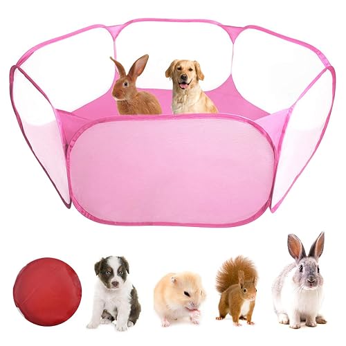 WEONE Jaulas para Animales Pequeños, Tienda de Jaula Plegable
