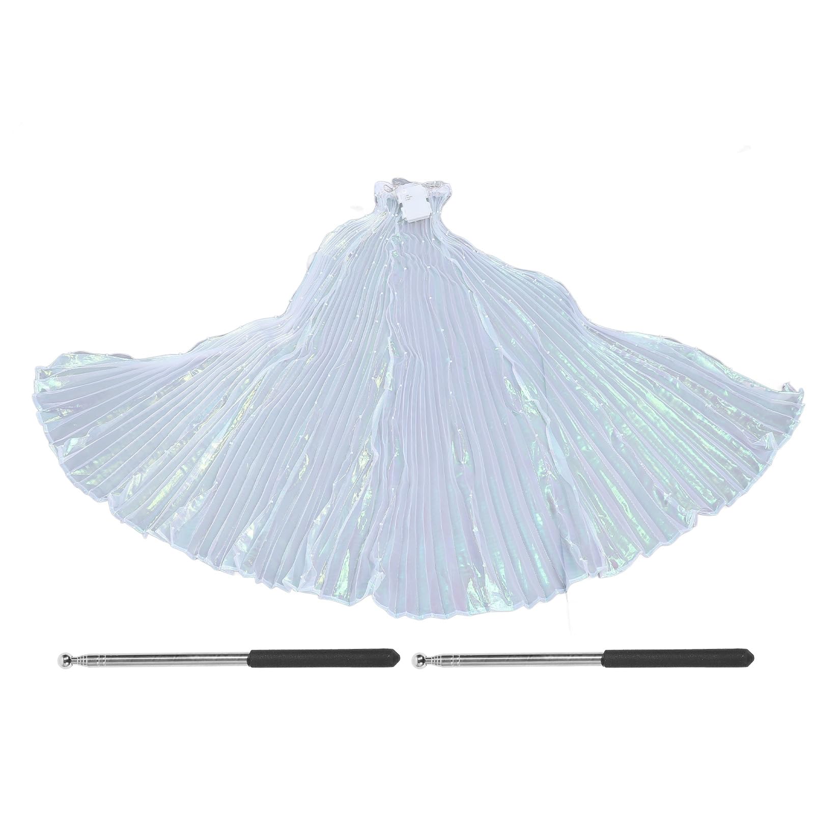 Chrees LED-Flügel, Leuchtendes Kostüm für Tanzauftritte mit Bunten Mustern, Hohe Helligkeit und Wasserdicht, für Bauchtanzfotografie, Cosplay, Party, Bühne