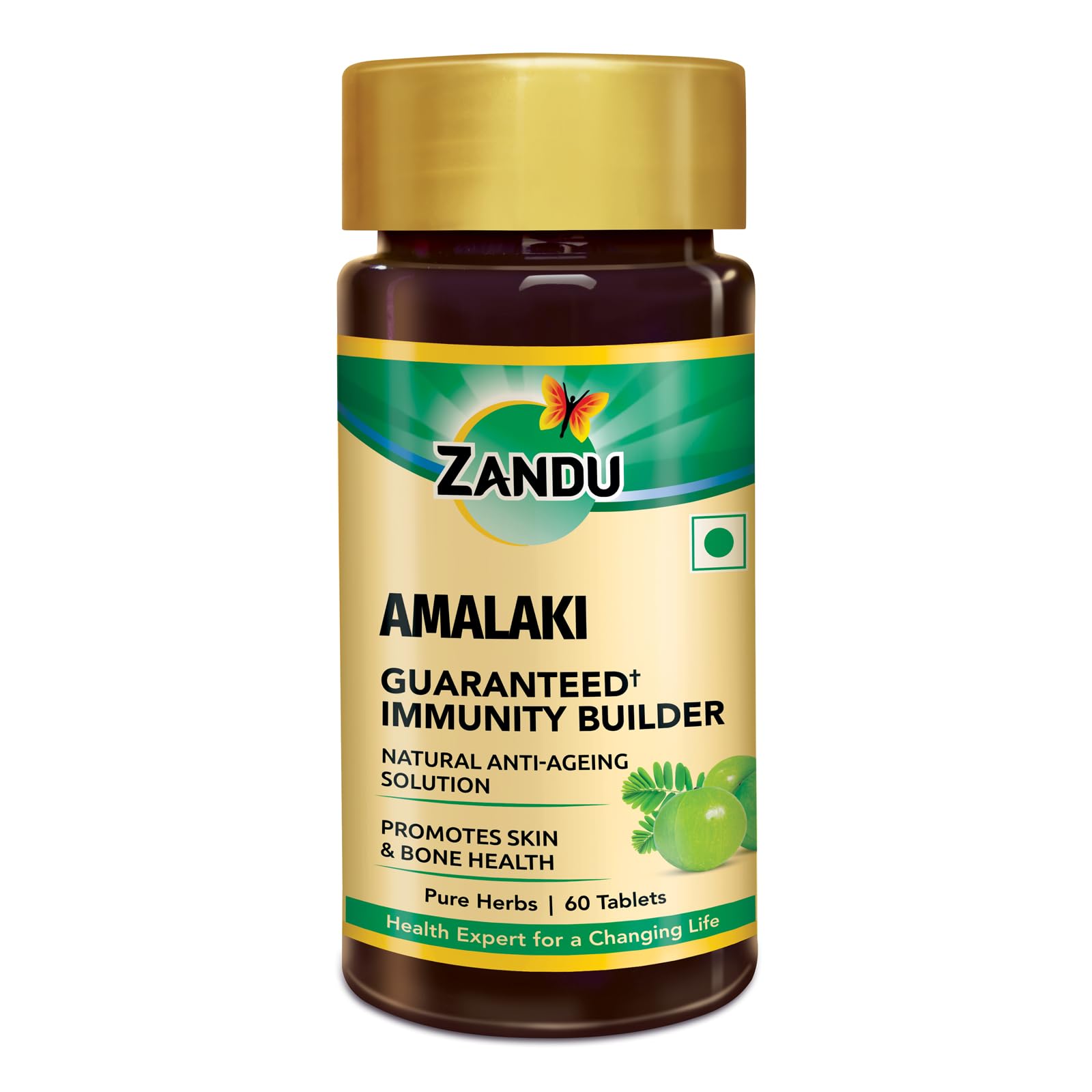 Zandu Amalaki Tablets with 100% Pure Amalaki Extract for Enhanced Immunity & Wellness | Rich in Vitamin C & Antioxidants | Promotes Skincare & Haircare | 100% Safe & Vegetarian | (60 Tabs) (B0CVQCWB6X) Amazon Price History, Amazon Price Tracker