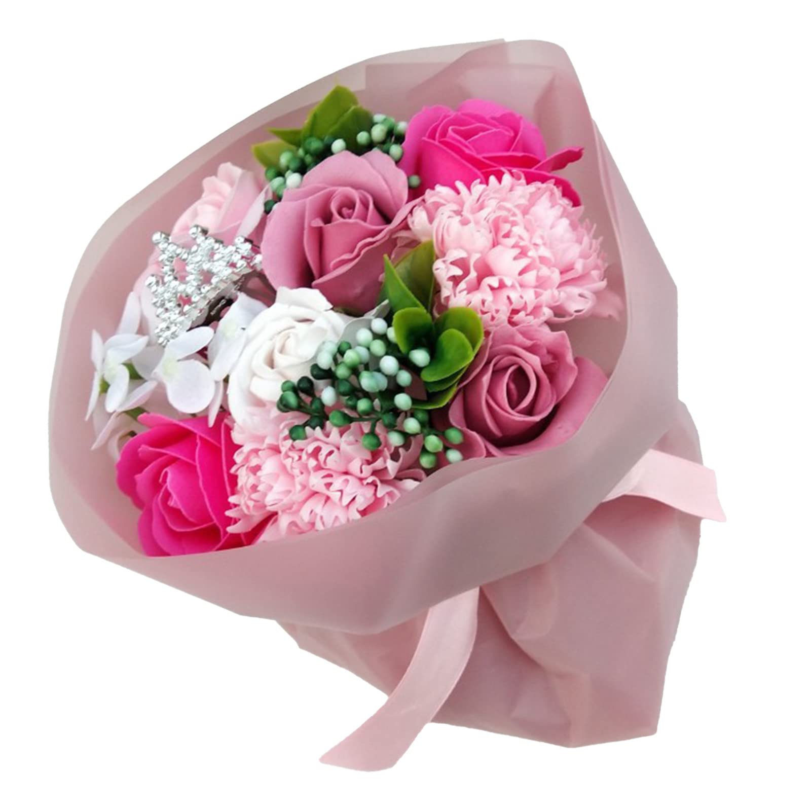 ソープフラワー薔薇　卒業プレゼント花束 楽天市場】ソープフラワー アソート7色7束ブーケ | 卒業式 卒園