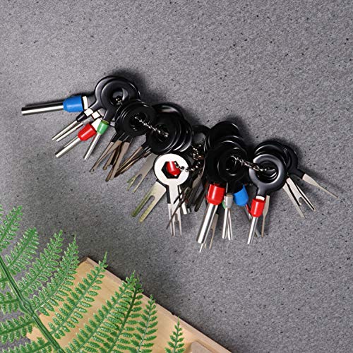 Besportble 39 peças ferramenta de remoção de terminal de chave do carro, conector de crimpagem, extr
