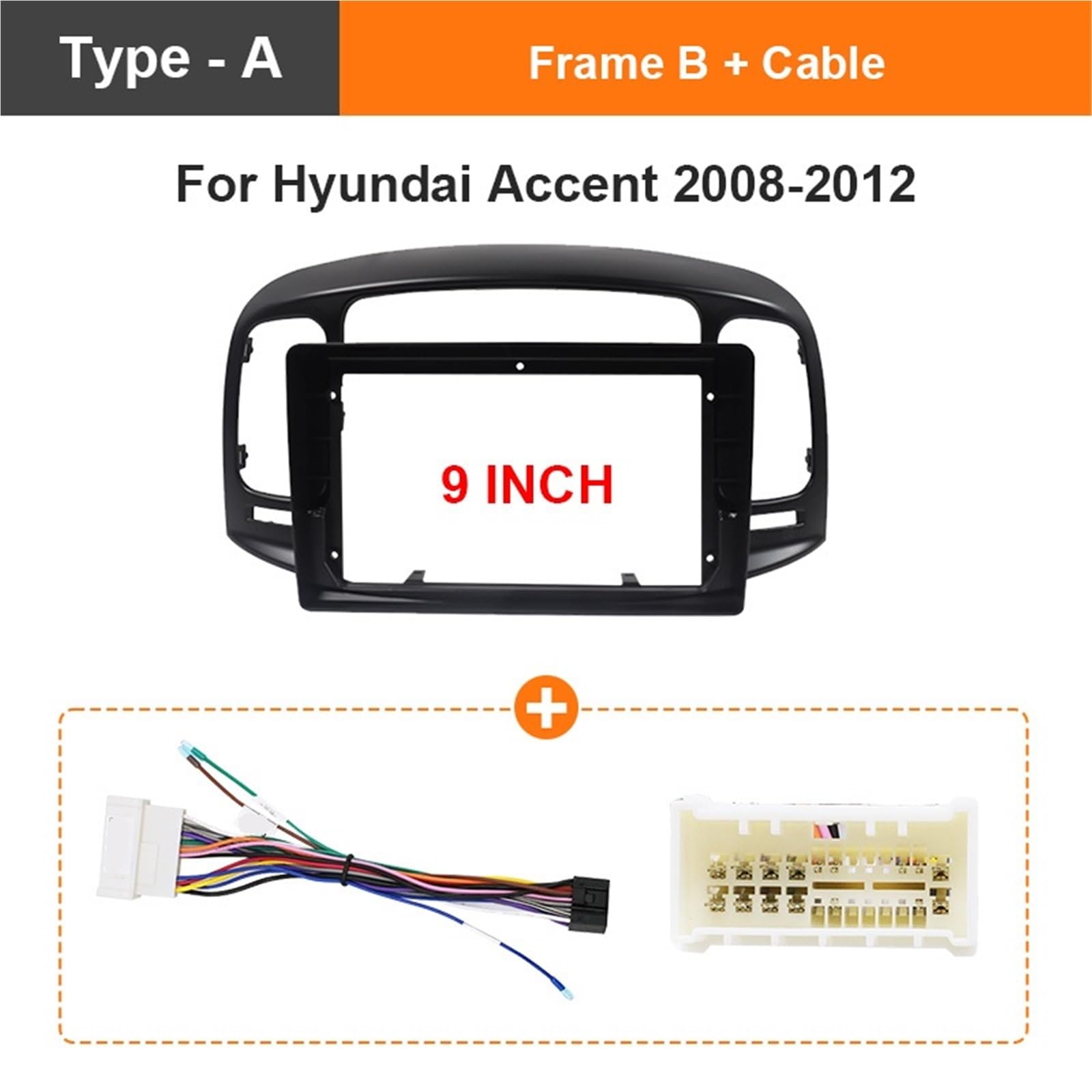 zaślepki radia Dla Hyundai Accent 2008-2011