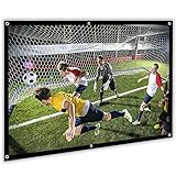 84 inch Projector Screen 16:9 HD Portable Projection Movies Screen for Home Theater Outdoor Indoor, Upgrade Material