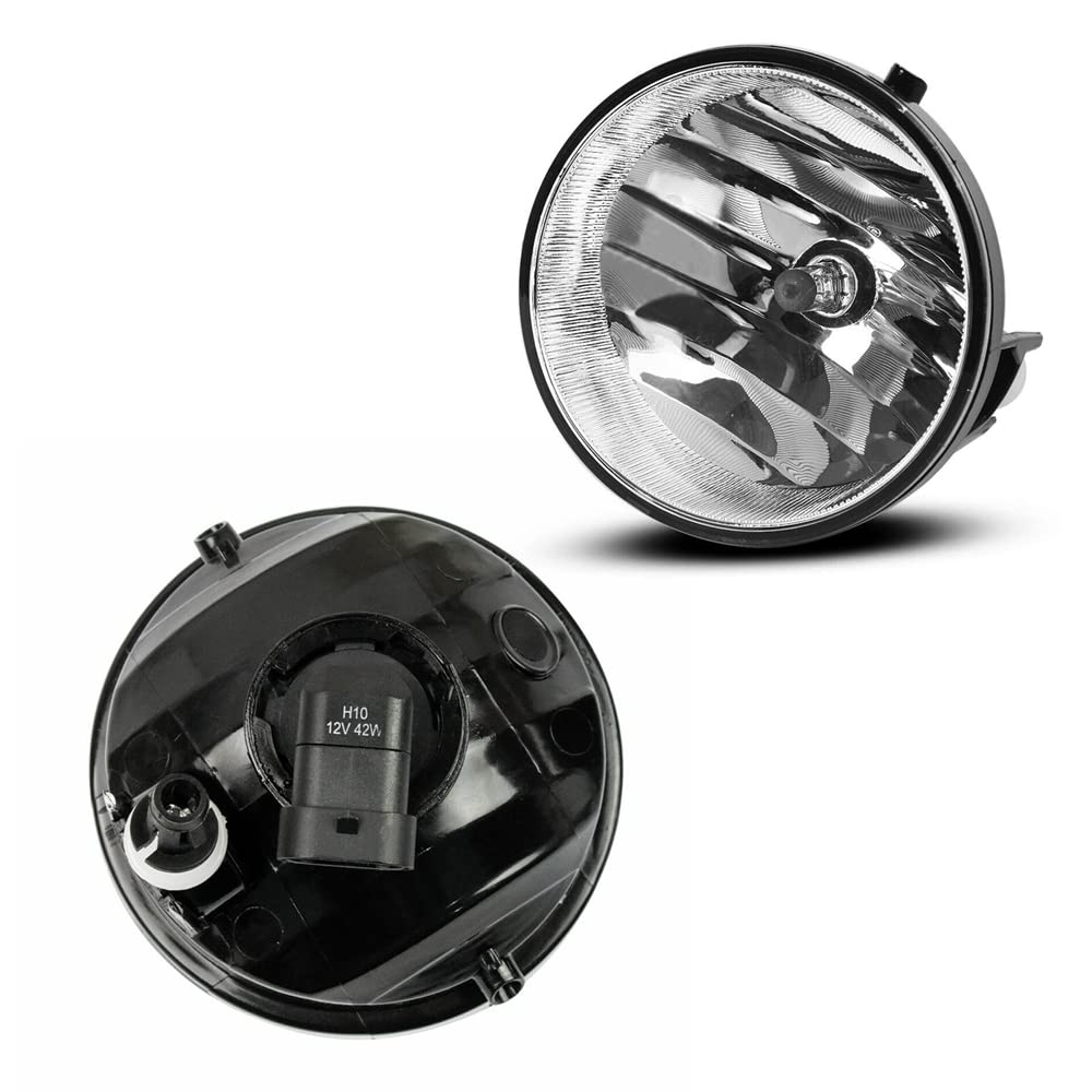Lámparas Antiniebla Claras Para Toyota Tundra/Sequoia 2007-2013 - Kit Con Interruptor, Arnés Y Bisel, Nuevo