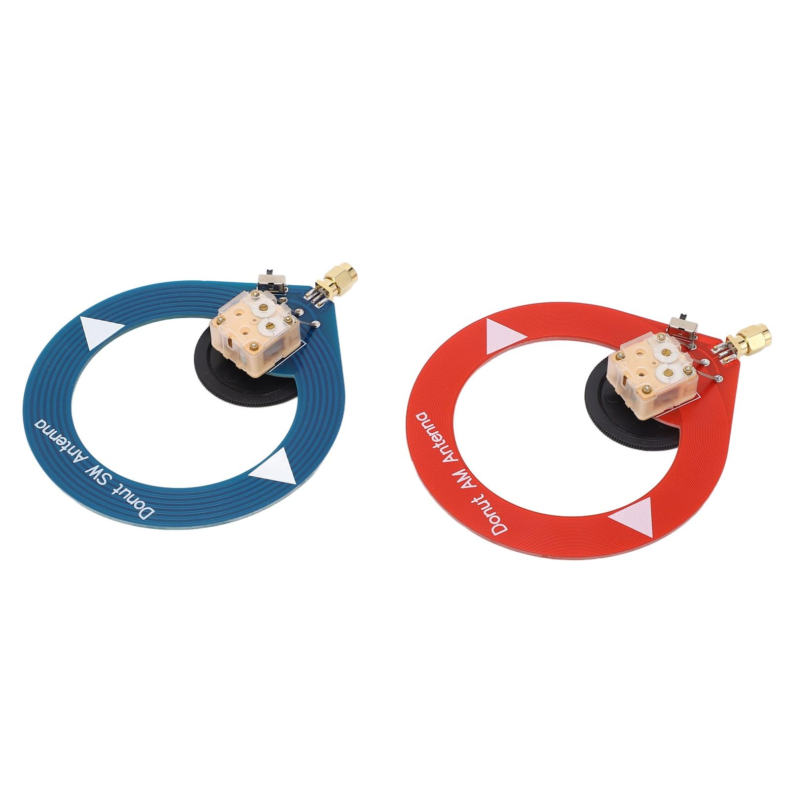2Pcs Donut AM MW SW Antenna Antenna Ad Anello Portatile per Radio a Onde Corte