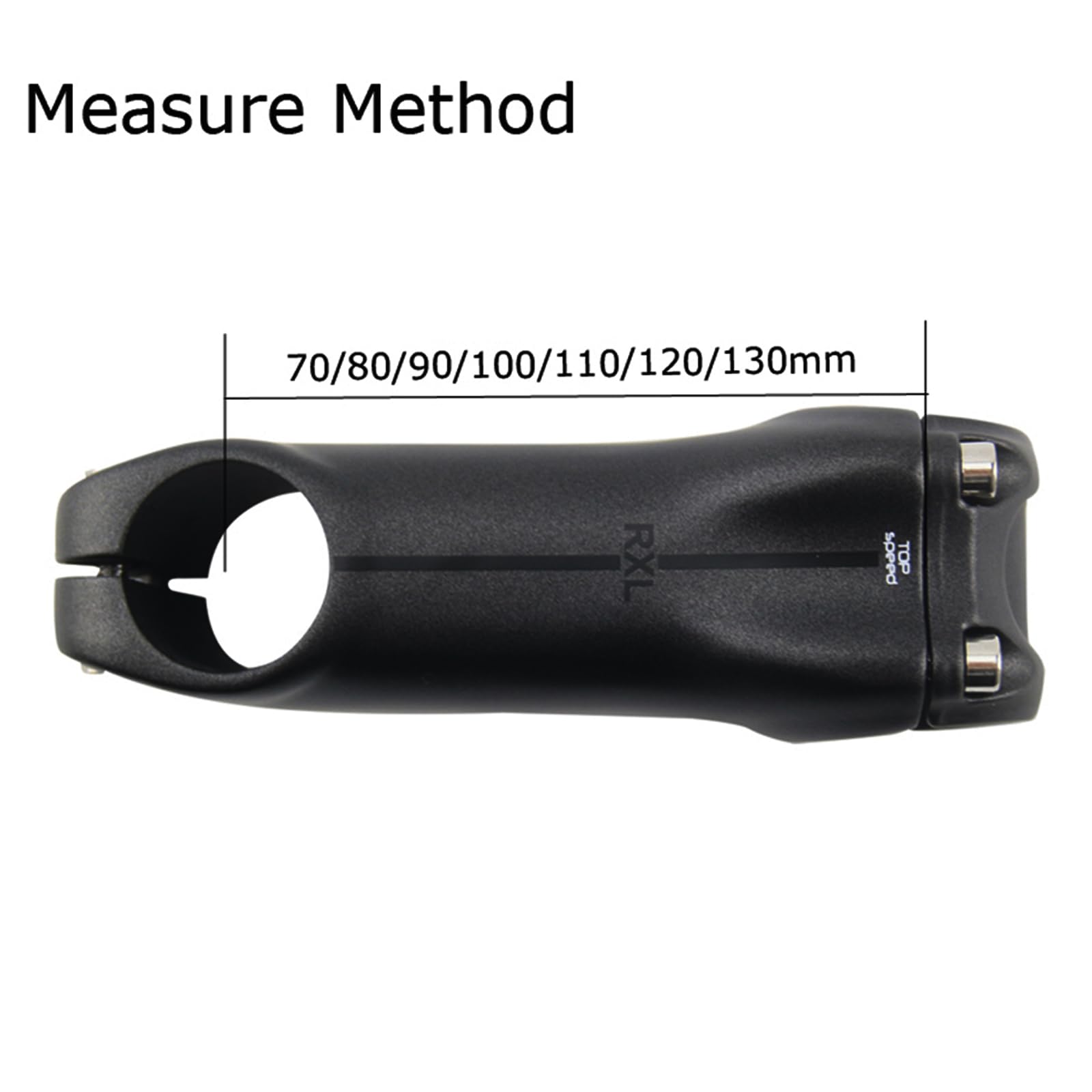 RXL SL Attacco Manubrio Carbonio Pipa Bici da Corsa Carbonio 6 Gradi Attacco Manubrio 80mm