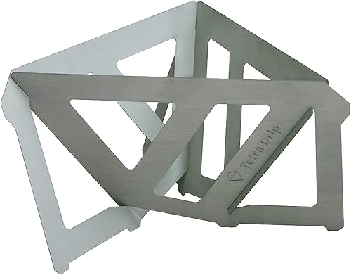 Tetra - Goteo de café portátil, almacena plano, acabado mate, 1.5 tazas, por Munieq