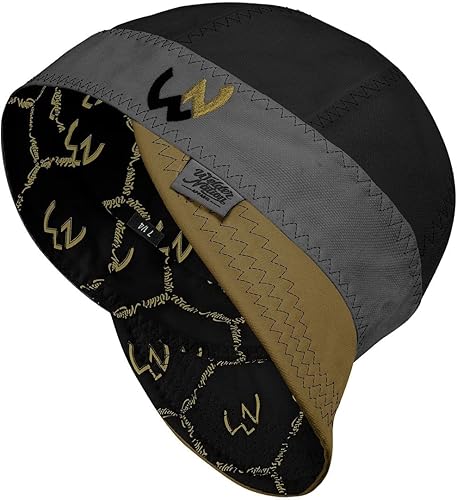 Miniatura 7 de Welder Nation Tapa de soldadura de algodón suave de 8 paneles, 10 onzas, duradera para seguridad y protección durante la soldadura