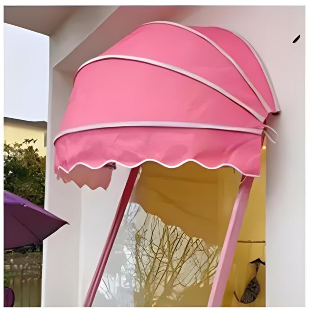Abri solaire rond pliable en polyester et aluminium pour aménagement extérieur