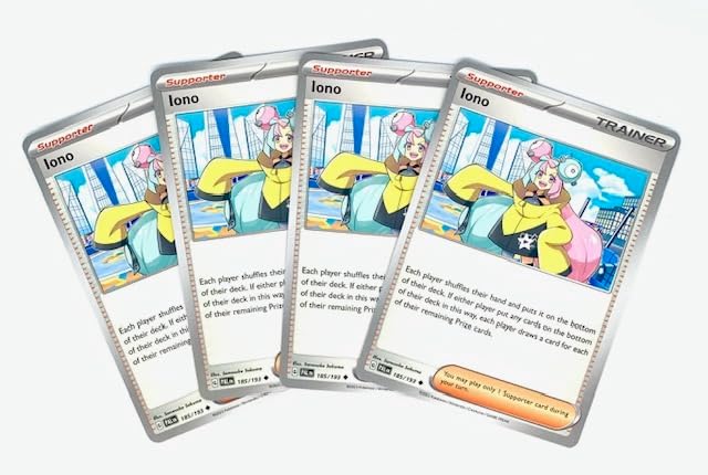 Pokemon Iono 185193 - Paldea Evolved Trainer Card Set - Playset