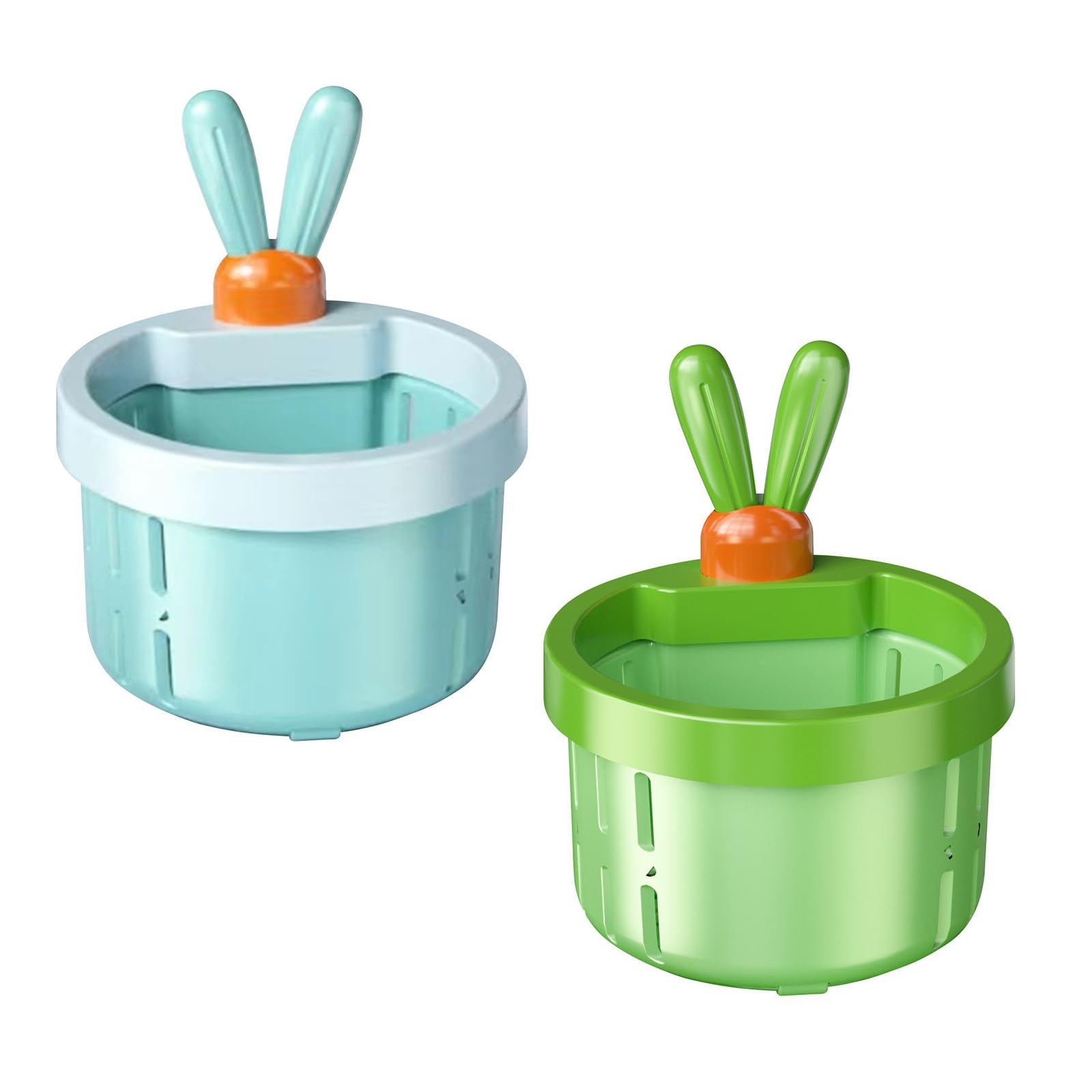 2 Pack Sink Drain Strainer, Abs Press-to-empty Sink Food Catcher, Accessories for Kitchen & Bathroom