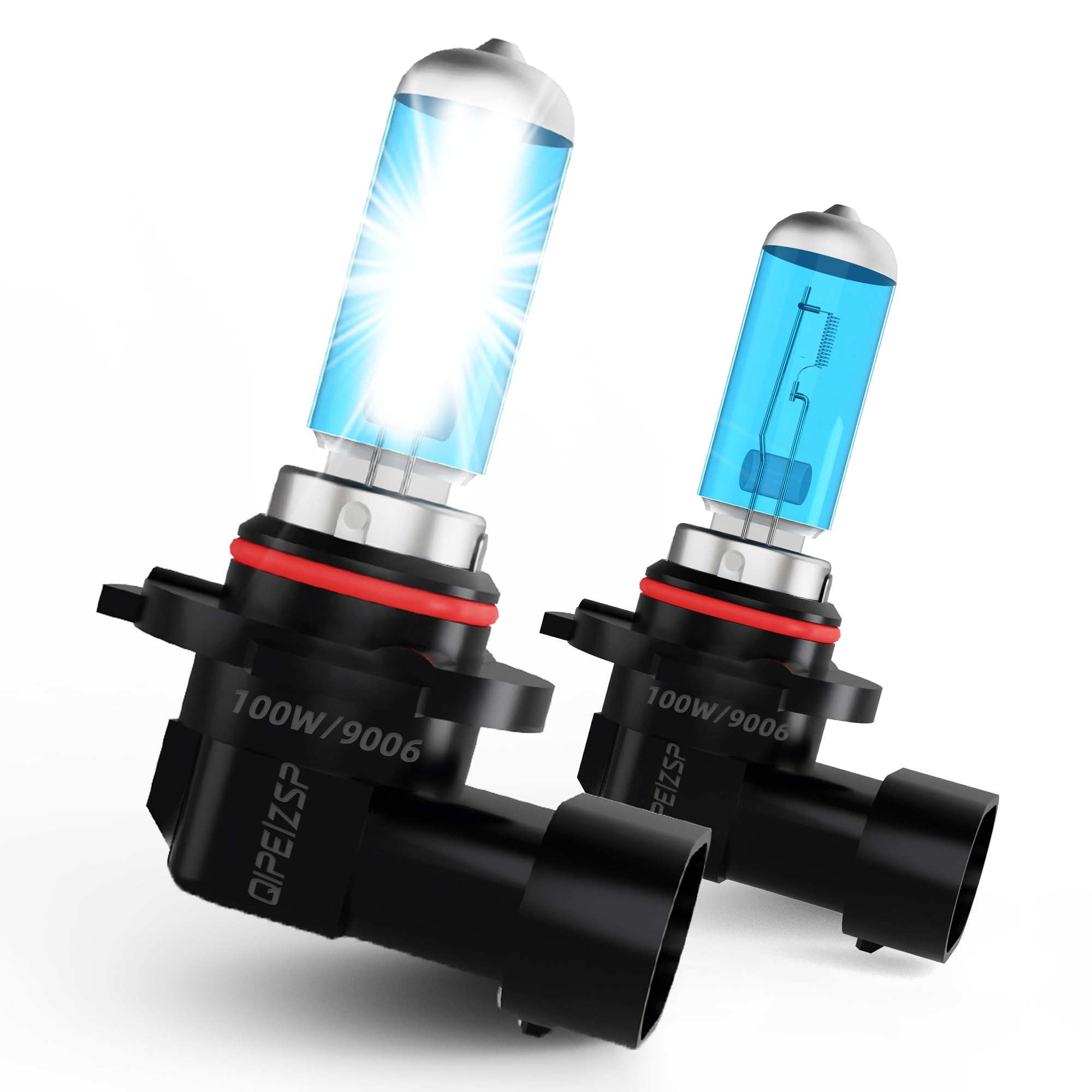 QIPEIZSP Fit For Toyota Matrix 2003 2004 2005 2006 2007 2008 Halogen Headlight Bulbs,9006 Fog Lights, Pack of 2