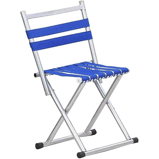 Folding Camping & Fishing Chair - Blue