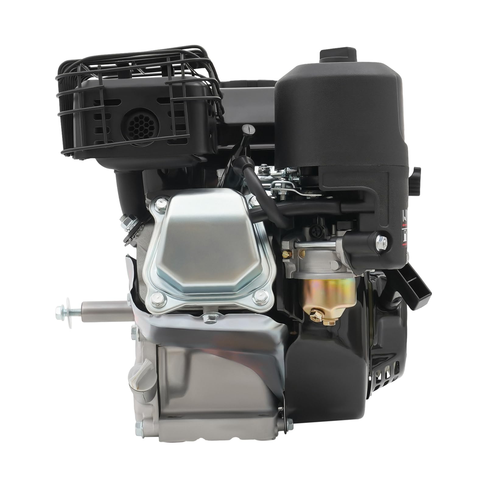 Motor de gasolina de 7,5 CV, motor de 4 tiempos, bajo consumo de combustible, motor de estacionamiento manual con función de protección contra la falta de aceite para máquinas de bomba, herbicidas