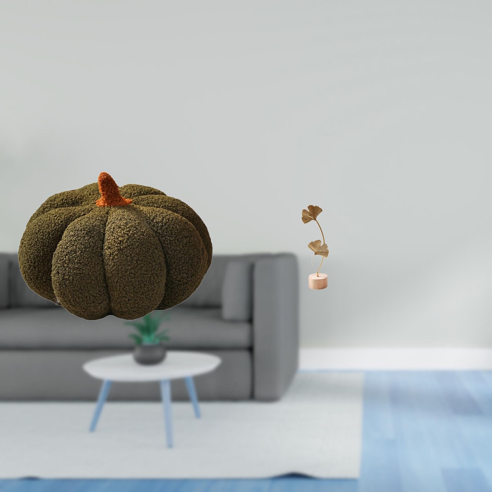 ARTISOUL® Halloween Pumpkin Plush Leaf Sculpture Decorative Cushion Metal Figurine Nordic Ornament Abstract Sofa Bed Bedroom Room Table Party Home Decor | Home & Garden | Home D?©cor | Pillows-image-46