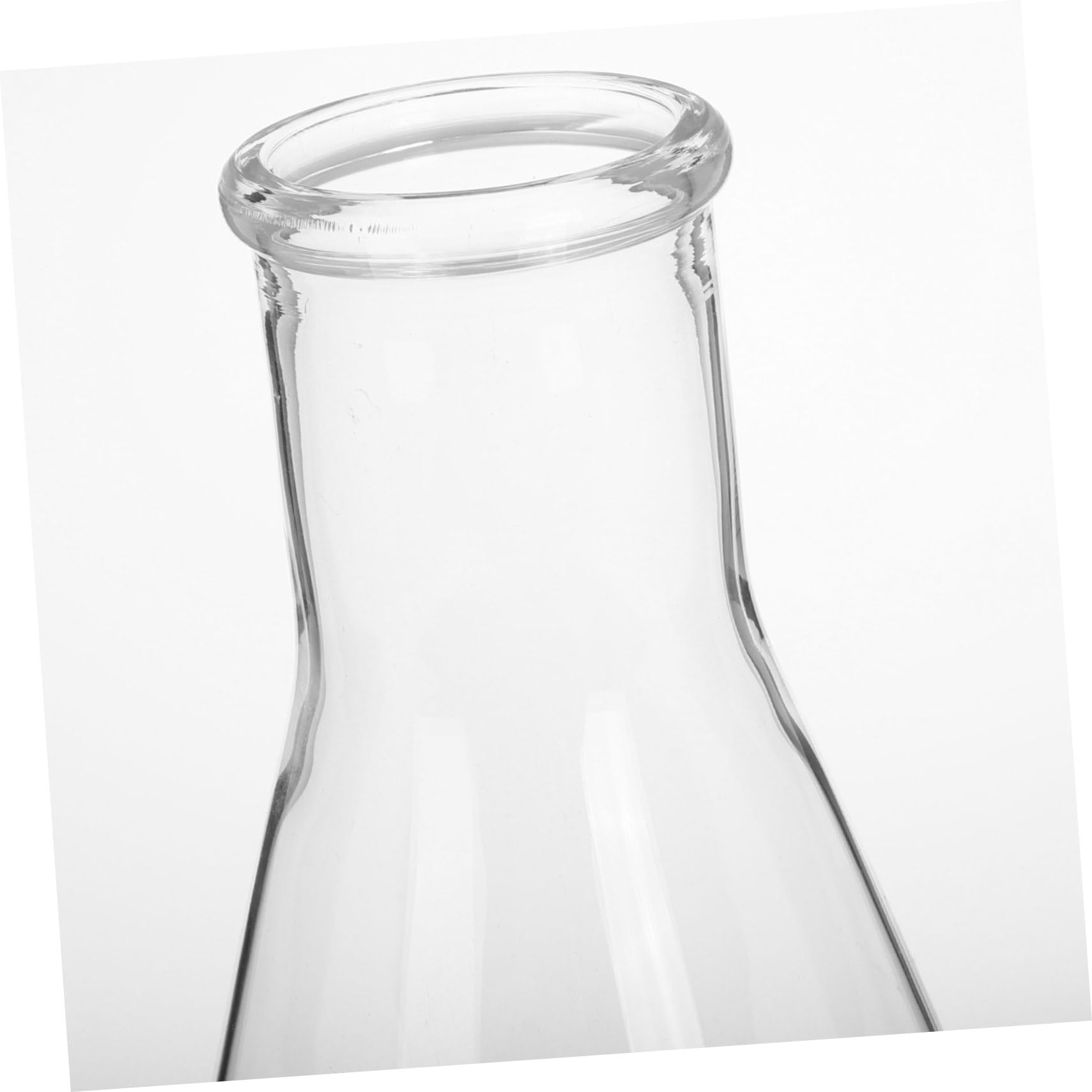 Matraces Erlenmeyer de Vidrio de Borosilicato Juego de 5 Resistencia Alta Temperatura Capacidad de 50ml a 1l y Vertido Fácil para Laboratorio Químico