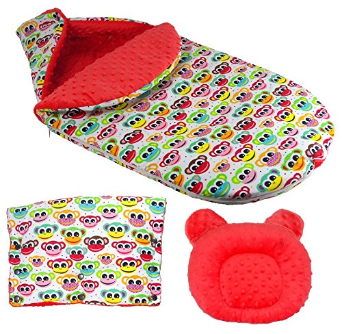 Baby Toddler Stroller cossytoes Buggy Liner Padded pram FOOTMUFF/HANDWARMER/PRAM Pillow (3 pcs Set M Size, 9)