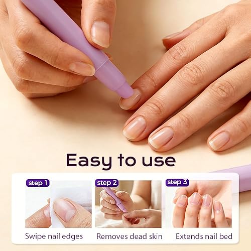 Miniatura 6 de Pluma empujadora de aceite de cutícula 3 en 1, empujador de cutículas de cerámica 2026 y bolígrafo de aceite, herramienta de cuidado de uñas para