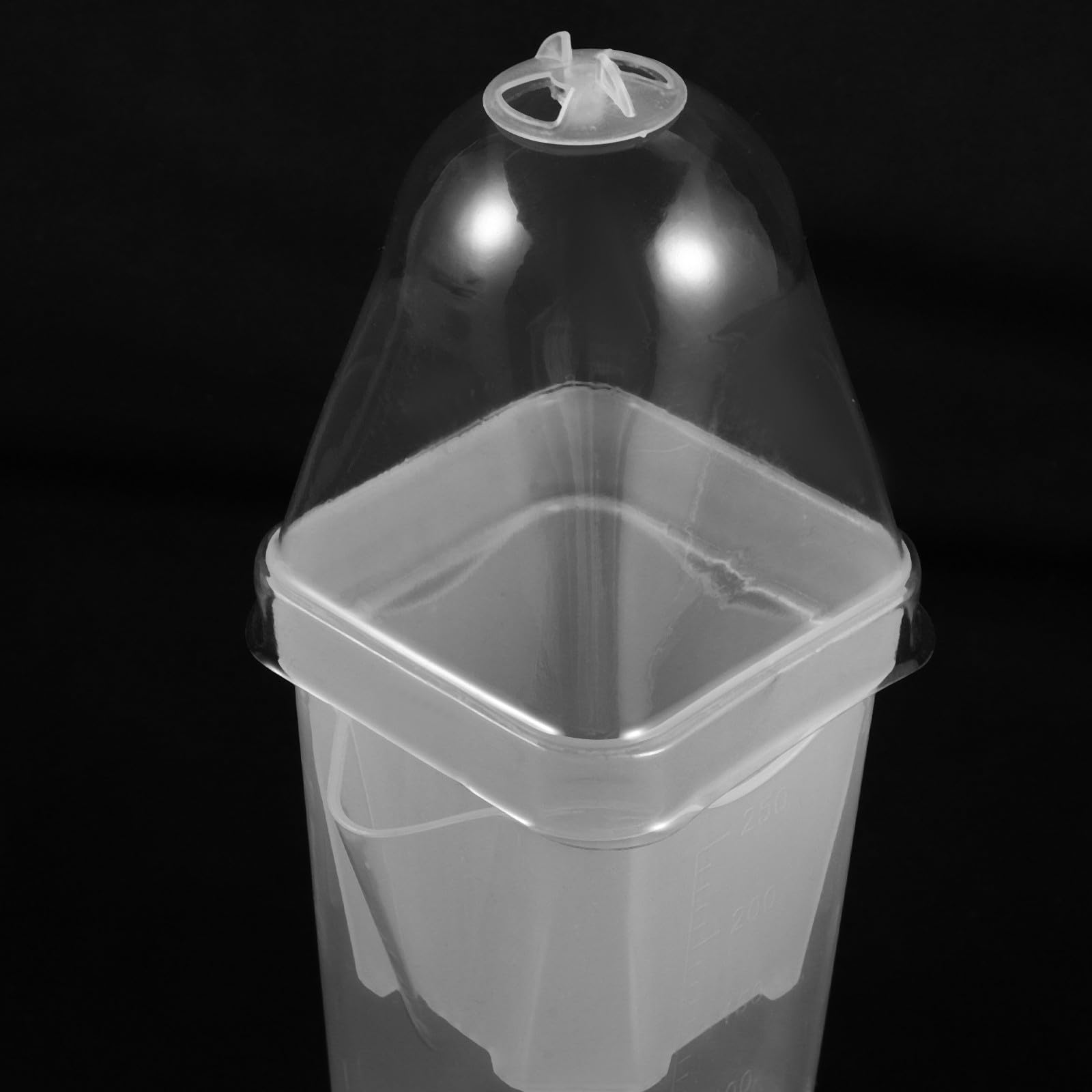 Toyvian 12 Piezas Maceta de Autorriego Transparente con Cúpula de Humedad