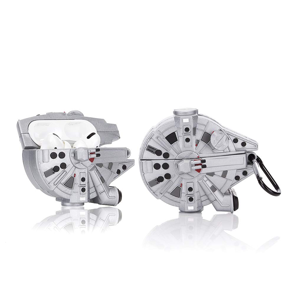 Cute Case for AirPods Pro 2nd/1st Generation Earbuds(2023/2022/2019) with Keychain, Suublg 3D Cartoon Skin Design Silicone Charging Case Protective