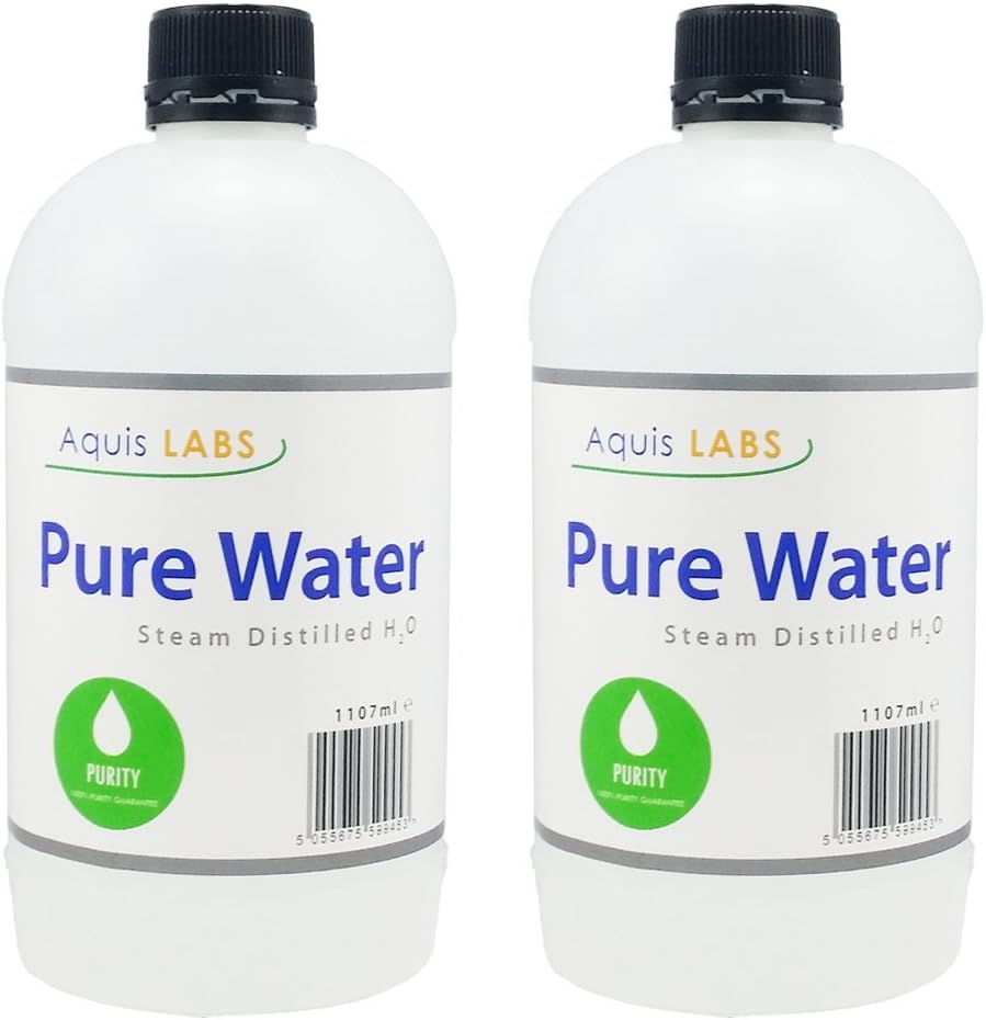 Distilled Water - 1107ml - 2 Pack - Ultra Pure Water